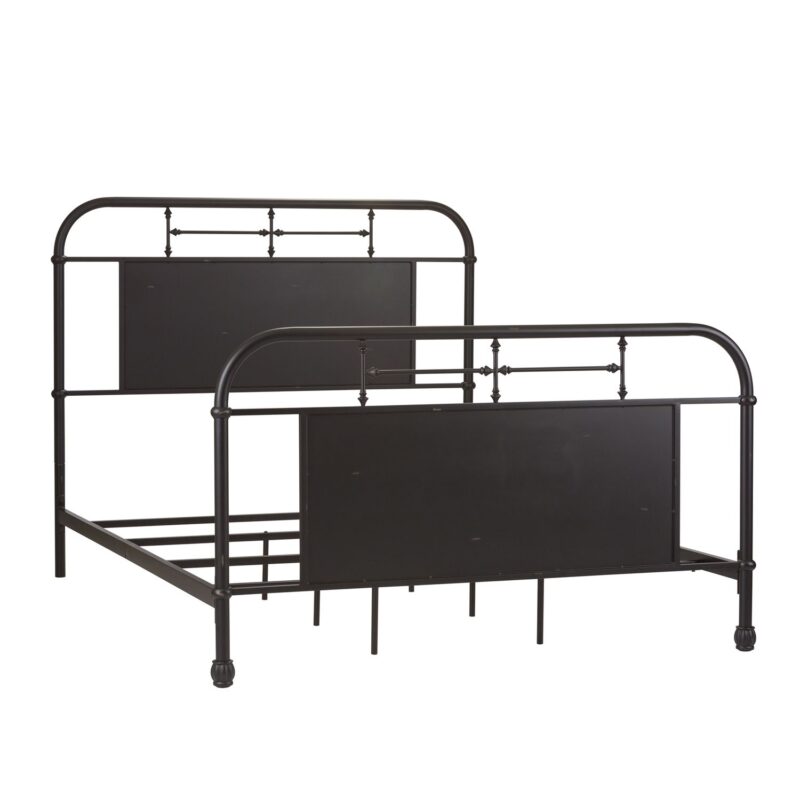 King Metal Bed - Black