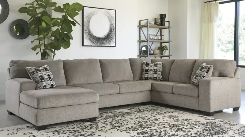 Ashley Ballinasloe 3 piece Sectional with Chaise