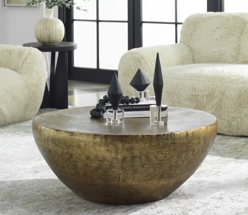 Uttermost Gilded Dome Coffee Table