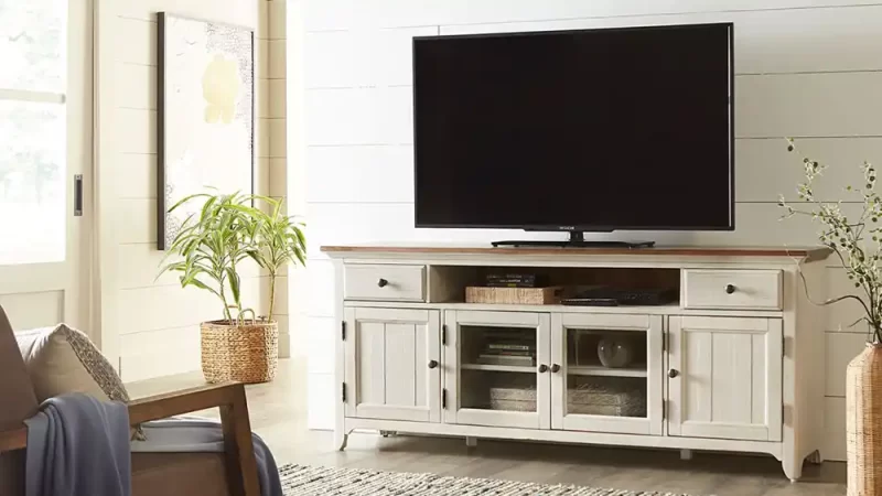 Liberty Farmhouse Reimagined Entertainment TV Stand