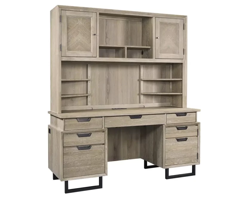 Aspenhome Harper Point 66" Credenza and Hutch